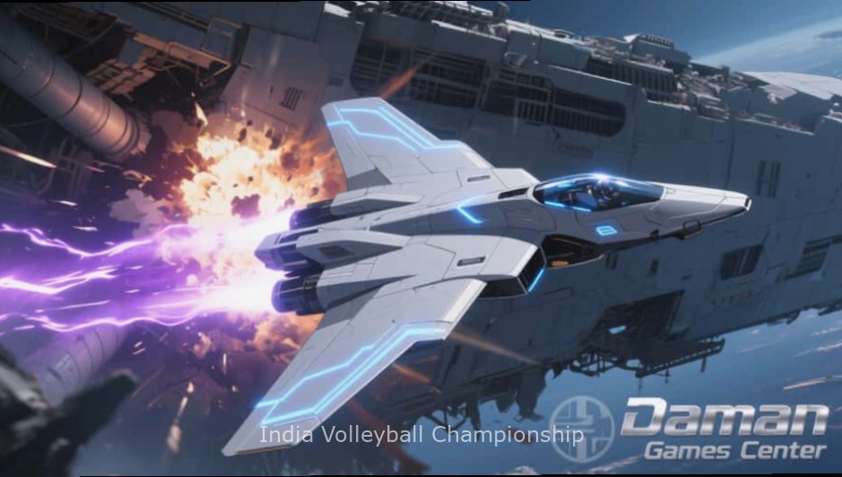 India Volleyball Championship - Power Spike India Volleyball Championship gameplay showing a player executing a powerful spike